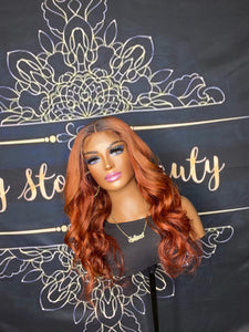 Penny Rose 20” Custom Made Closure Wig